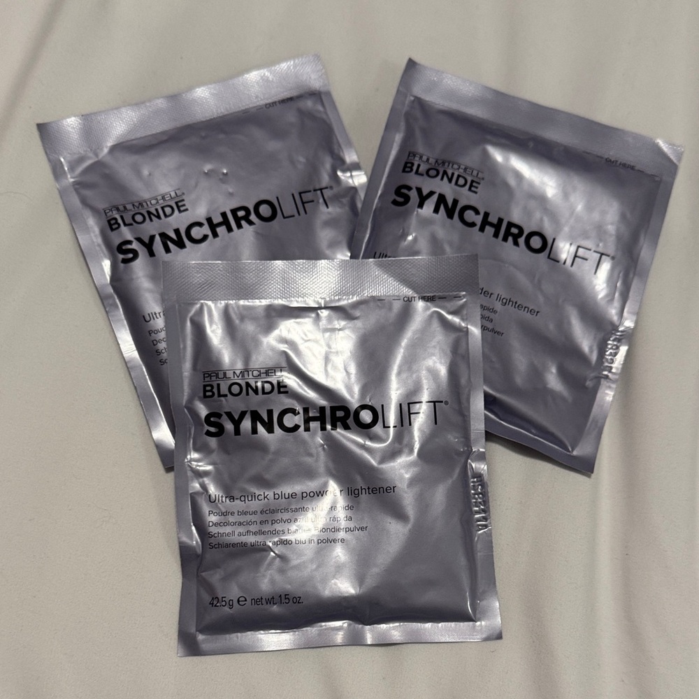 3x Paul Mitchell Blonde Synchrolift hair lightener/bleach